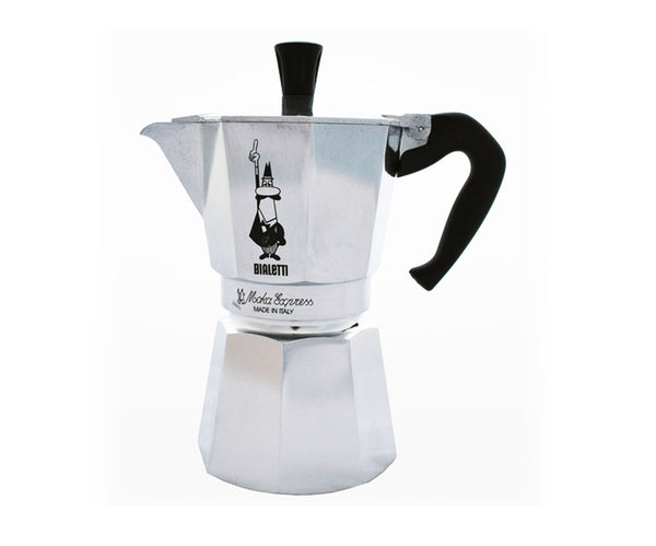 Bialetti Moka Stovetop Coffee Makers - 6 cup - Made in Italy