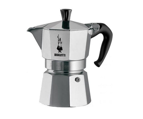Bialetti Moka Stovetop Coffee Makers - 1 cup - Made in Italy